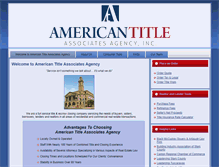 Tablet Screenshot of amtitle.com